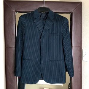 Boys Navy Van Heusen 2 pc Suit Slim